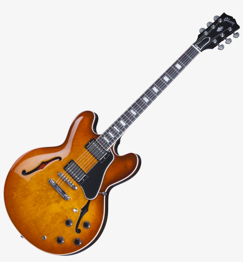 Guitarra Eléctrica Gibson Usa Faded Lightburst 2017 - Gibson 335 Faded Lightburst, transparent png download