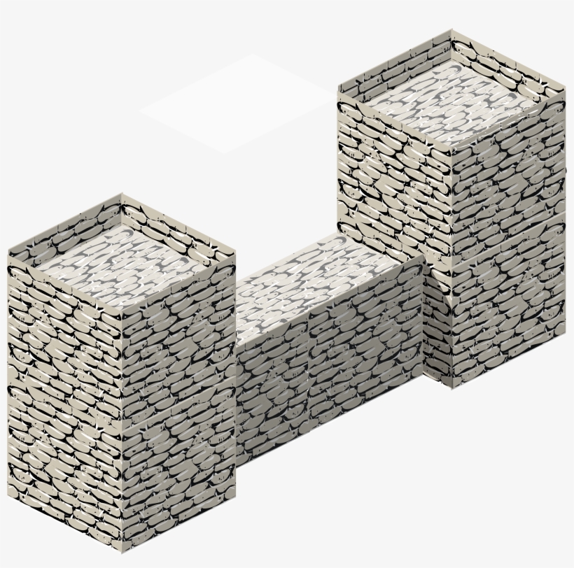 Castle Vector Wall - Wall Clip Art, transparent png download