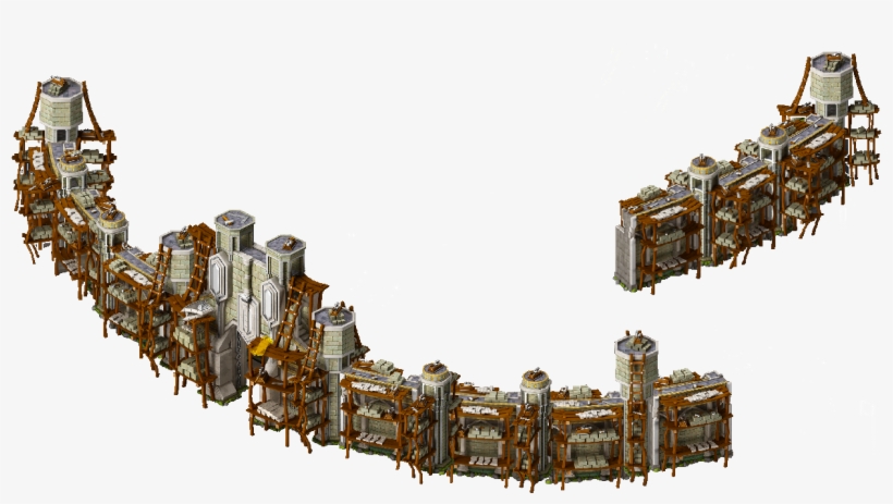 Gnome Town Castle Wall Stage3 - Wiki, transparent png download