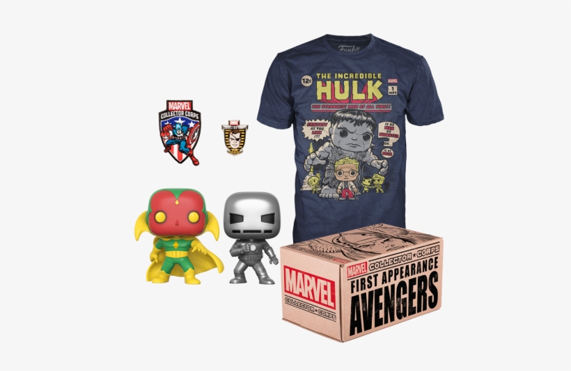 Box Funko First Appearance Avengers, transparent png download