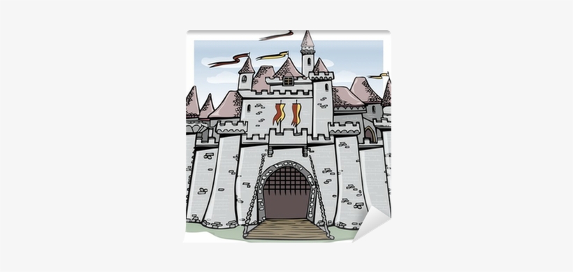 Castle Wall Png Download - Cartoon Castle, transparent png download