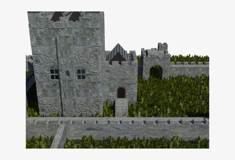 Close Up Showing More Realistic Grass And Stone Material - Material, transparent png download