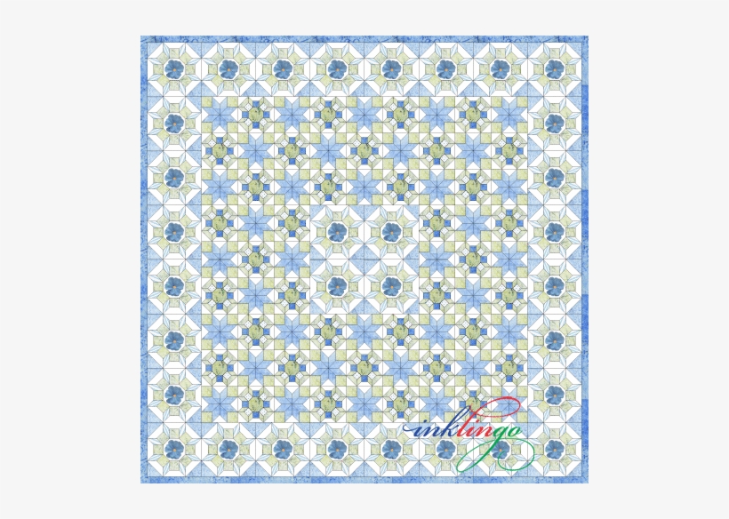 Inklingo Castle Wall Quilt - Motif, transparent png download