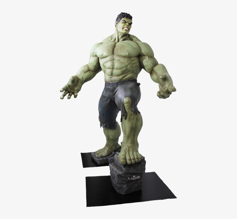 1 Scale Life-size Statue - Filmová Figura V Životní Velikosti - Hulk Avengers, transparent png download