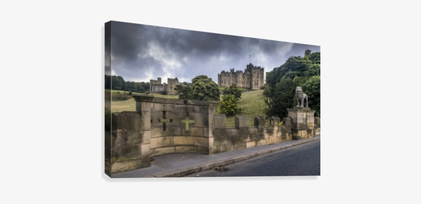 Alnwick Castle With Crosses In The Stone Wall - Alnwick Castle, transparent png download