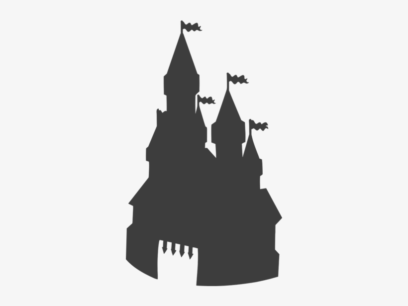 Castle Wall Silhouette At Getdrawings - Castle Silhouette, transparent png download