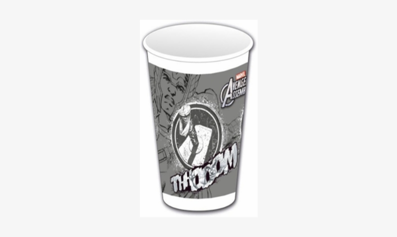 8 Plastic Cups 200ml Avengers - Set Of 8 Teen Avengers Cups, transparent png download