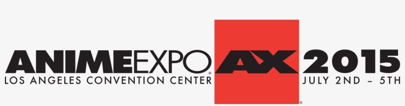 Axlogo 2015 Date Black - Anime Expo 2016 Logo, transparent png download