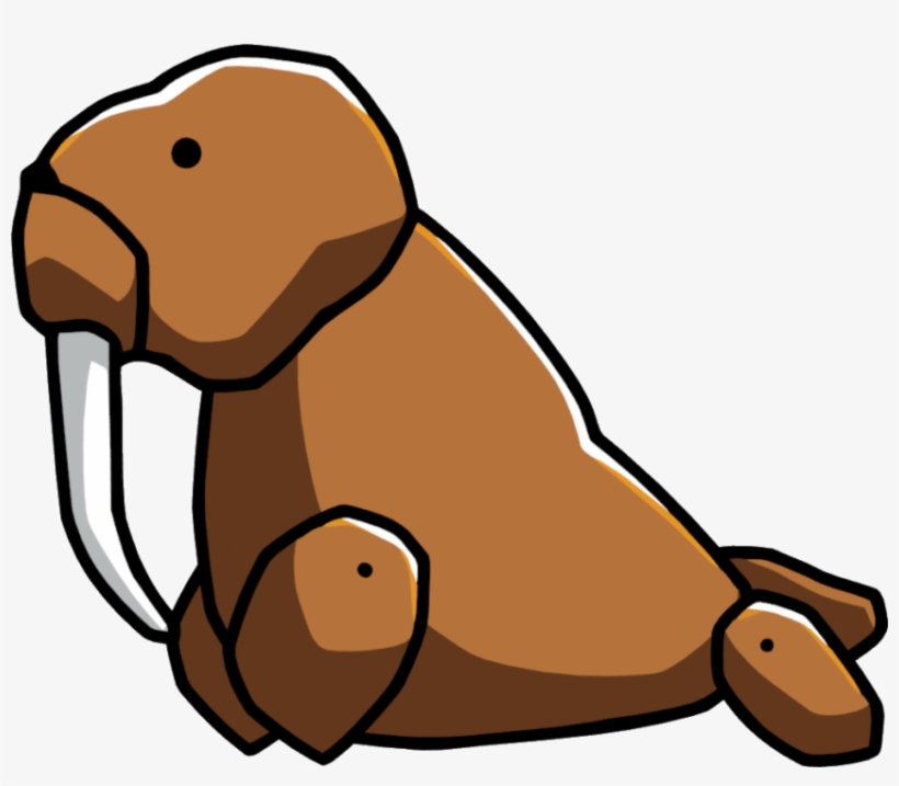 Free Png Walrus Png Pic Png Images Transparent - Scribblenauts Walrus, transparent png download