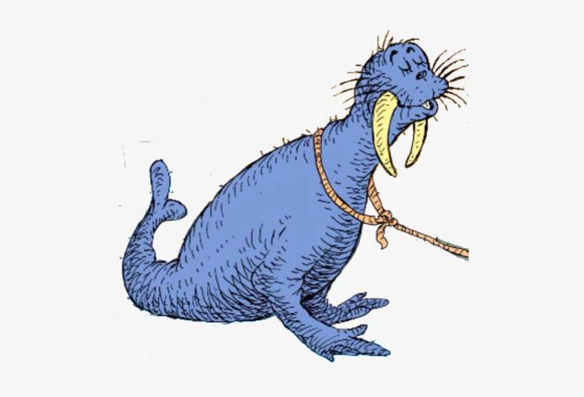 File - Whispering Walrus - Png - Oh Say Can You Say? By Dr. Seuss, transparent png download