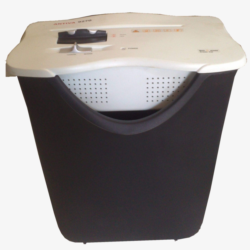 Micro Cut Paper Shredder - Wood, transparent png download