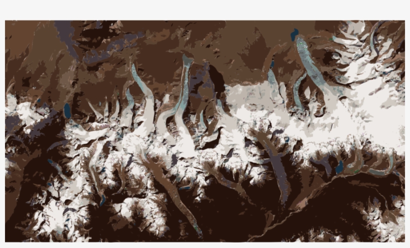 Retreat Of Glaciers Since 1850 Clipart Glacier Glacial - Glaciers Nasa, transparent png download