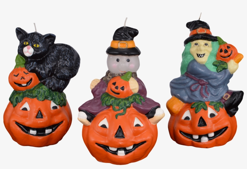 Vela Calabaza Halloween - Jack-o'-lantern, transparent png download