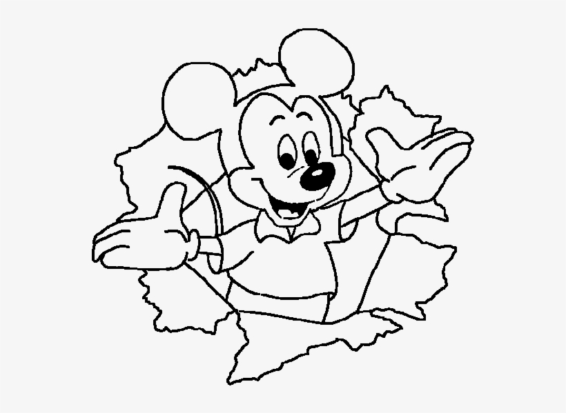 Mickeymouse-13 - Cinco De Mayo Coloring, transparent png download