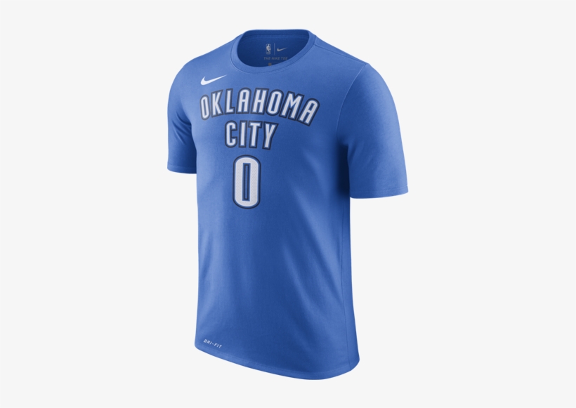Russell Westbrook Okc Nike Dry Nba T-shirt 'signal - 2012–13 Oklahoma City Thunder Season, transparent png download