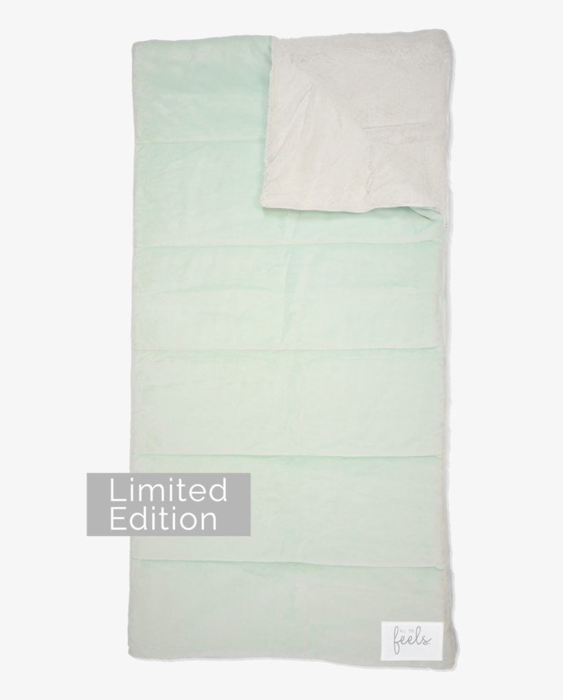 Extra Cozy Sleeping Bag In Glacier Mint, transparent png download