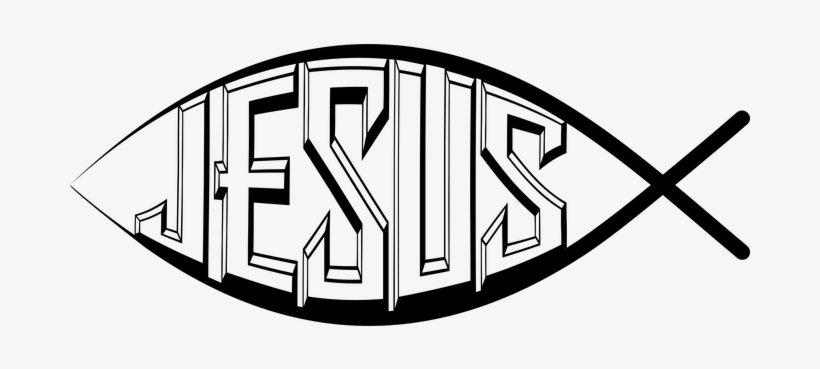 Jesus Christ Messiah Religion God Divine C - Jesus Fish Clipart Transparent, transparent png download