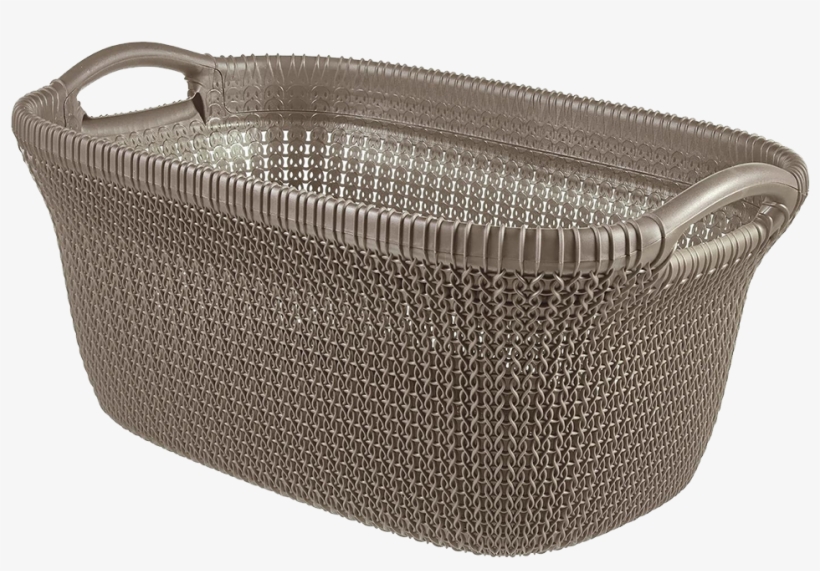 Click To Enlargeclick To Enlarge - Curver Laundry Basket Knit 40l Purple Laundry Basket, transparent png download
