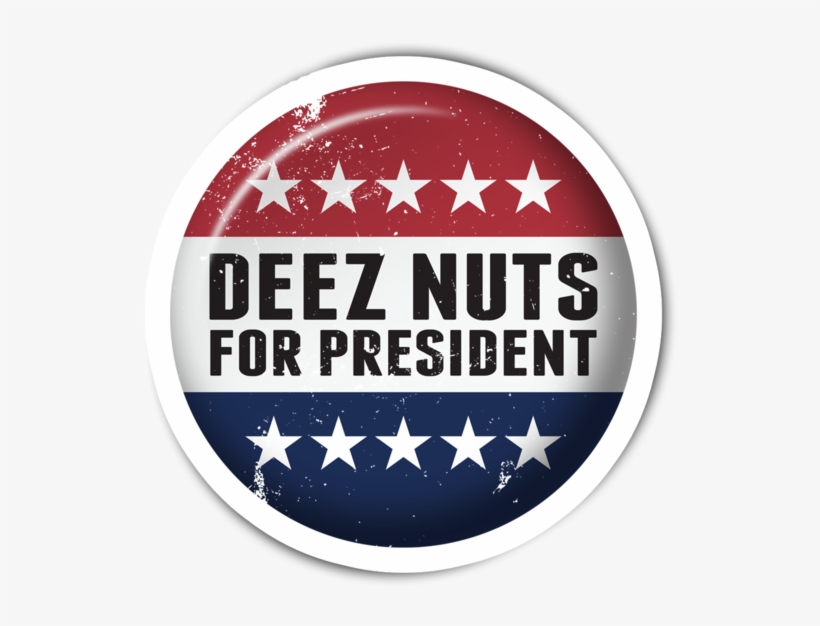 Deez Nuts Png - Sticker From 2016 Election, transparent png download