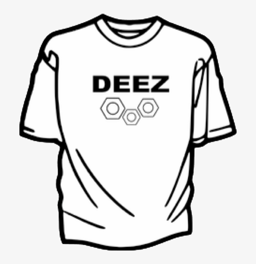 Image Of Deez Nuts T-shirt - T Shirt Clip Art, transparent png download