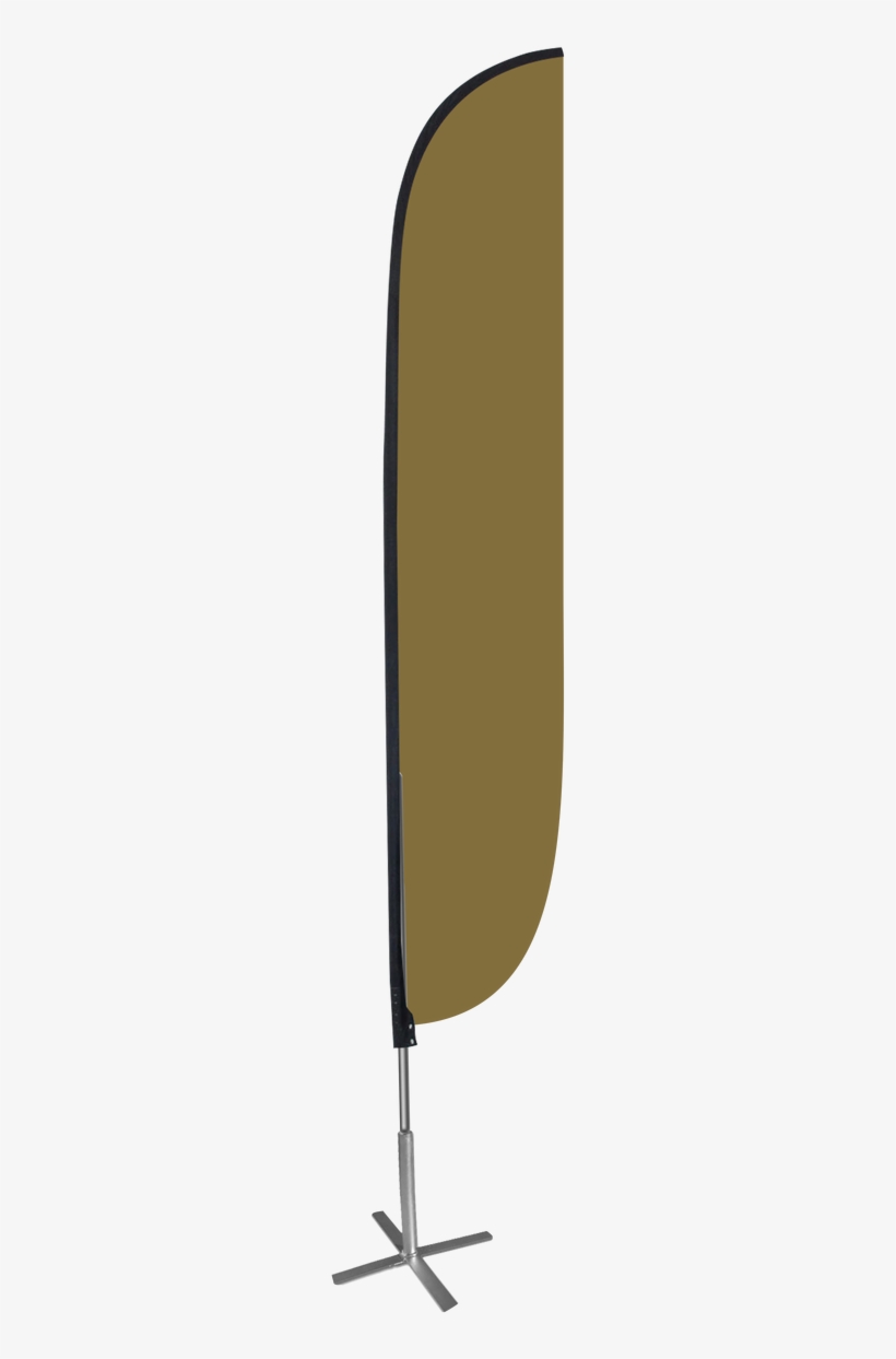 Gold Feather Flag - Banner, transparent png download