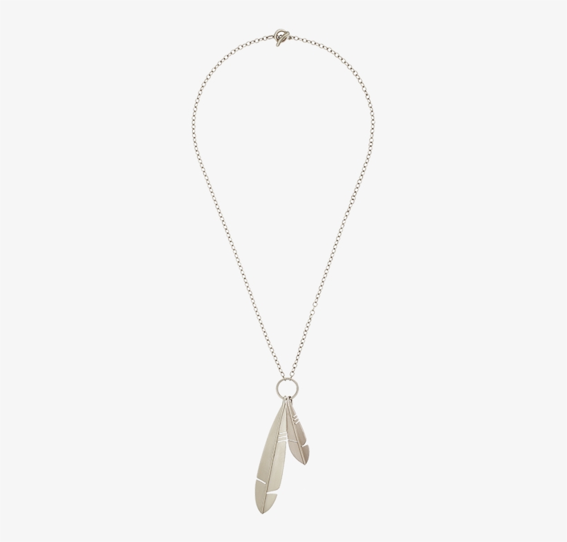 P Native Feather Necklace All Web 90 W - Locket, transparent png download