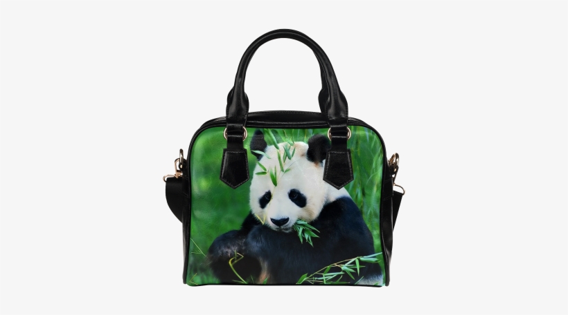Interestprint Cute Panda Bamboo Women's Pu Leather - Custom Pillow Case Custom Popular Cute Panda Pillowcase, transparent png download