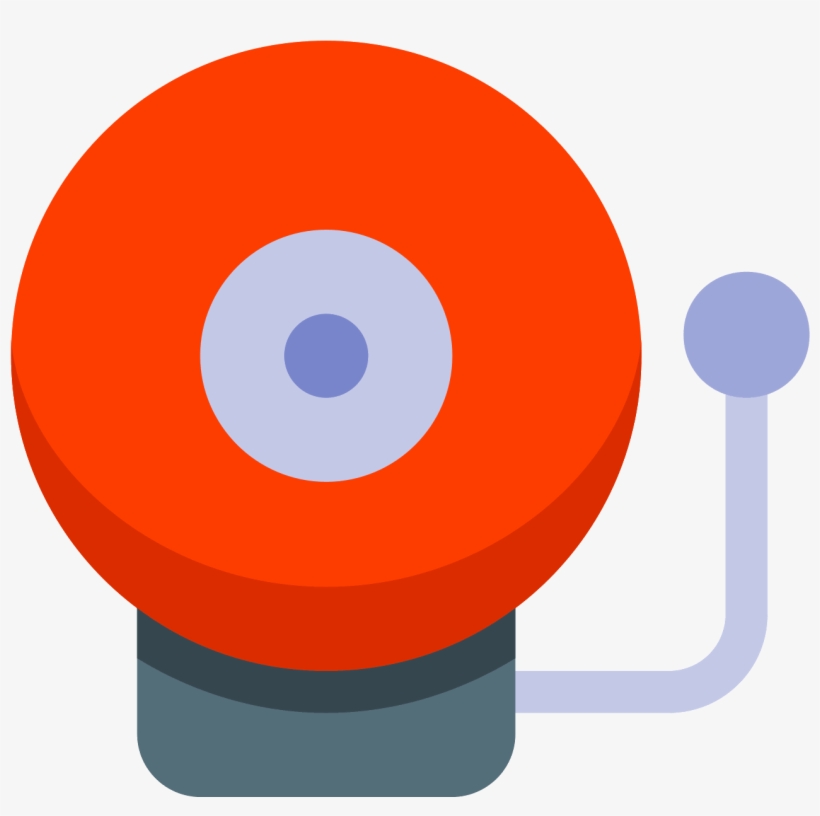 This Is A Big Circle With A Small Circle In The Center - Пожарная Сигнализация Иконка, transparent png download