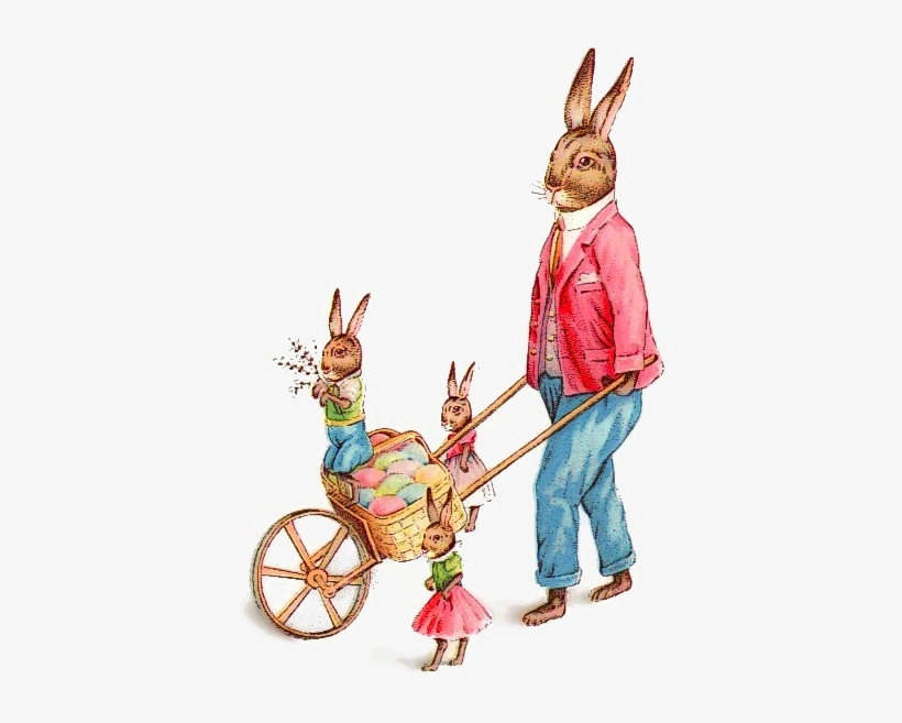 Easter Bunny Png Photo - Public Domain Easter, transparent png download