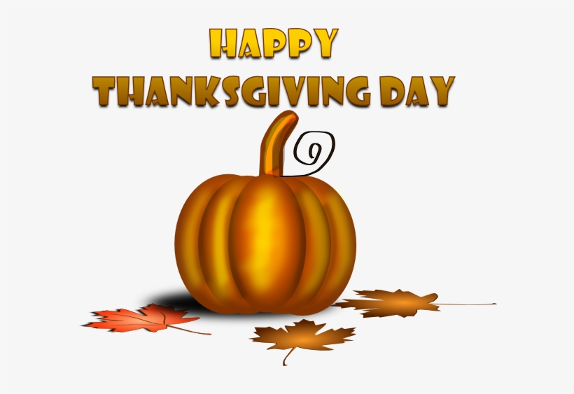 Small - Happy Thanksgiving Day Clipart, transparent png download