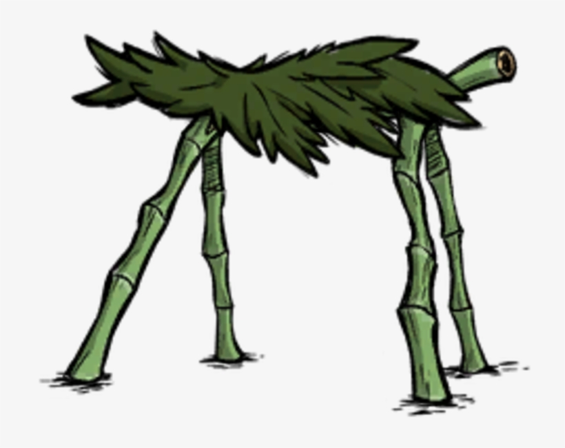 Palm Leaf Hut Build - Don T Starve Shipwrecked Bamboo, transparent png download