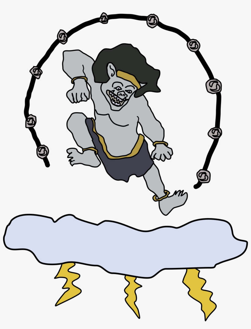 This Free Icons Png Design Of Raijin, transparent png download