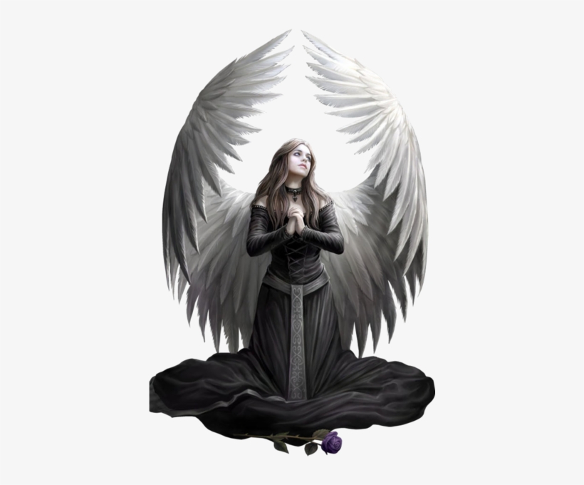 Share This Image - Anne Stokes Greeting Cards - Prayer For The Fallen, transparent png download