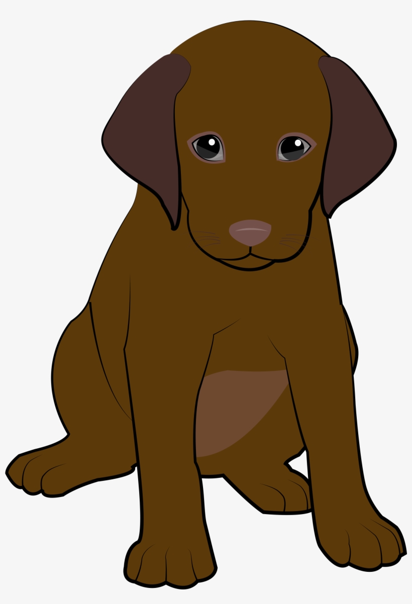6 Chocolate Puppy - Art, transparent png download