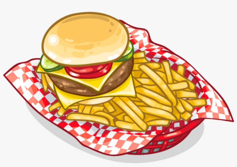 Scfrenchfries Frenchfries Fastfood Hamburger Burger - French Fries, transparent png download