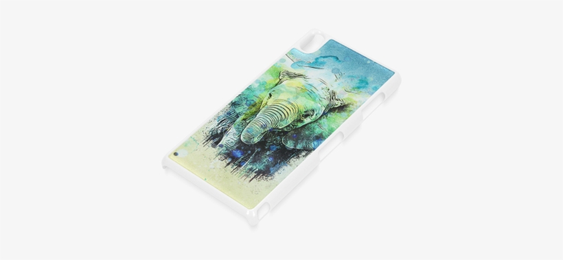 Watercolor Elephant Hard Case For Sony Xperia Z3 - Watercolor Elephant Watercolor Elephant Watercolor, transparent png download