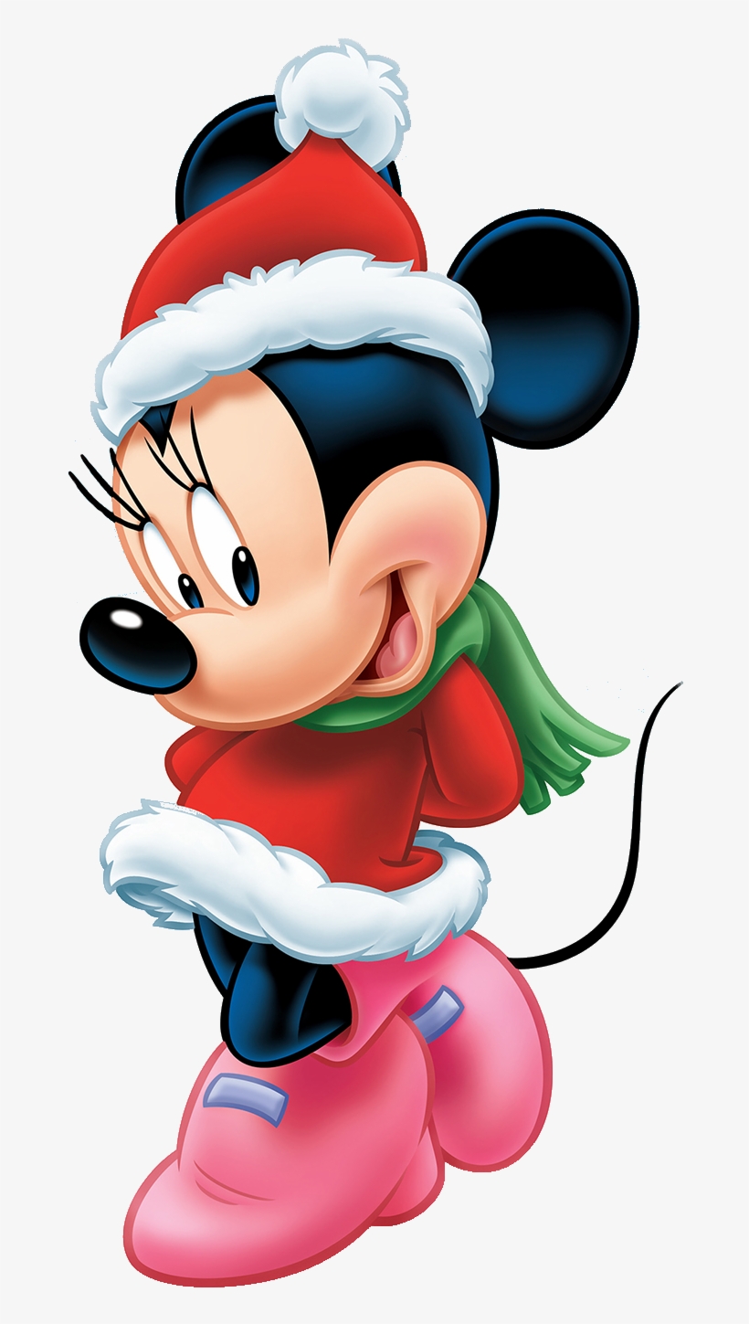 Minnie Mouse Christmas Lifesize Standup - Minnie Mouse Santa Claus