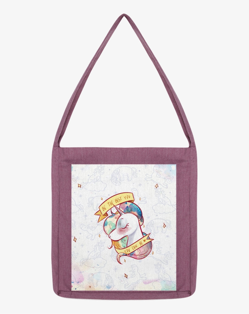 Watercolor Unicorn With Pattern ﻿classic Tote Bag - Tote Bag, transparent png download