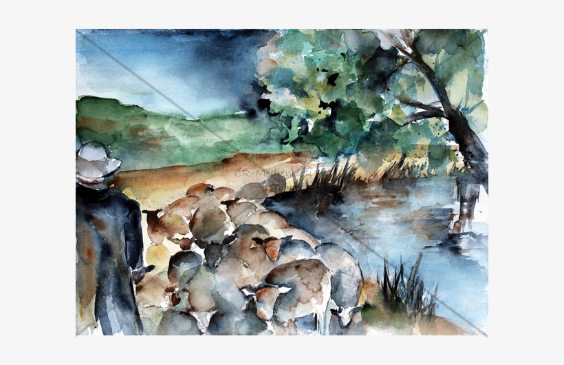 Postcard Ossenberg - Painting, transparent png download