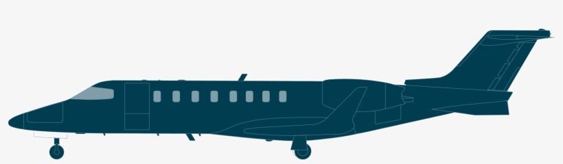 Specs Cad Side - Business Jet, transparent png download