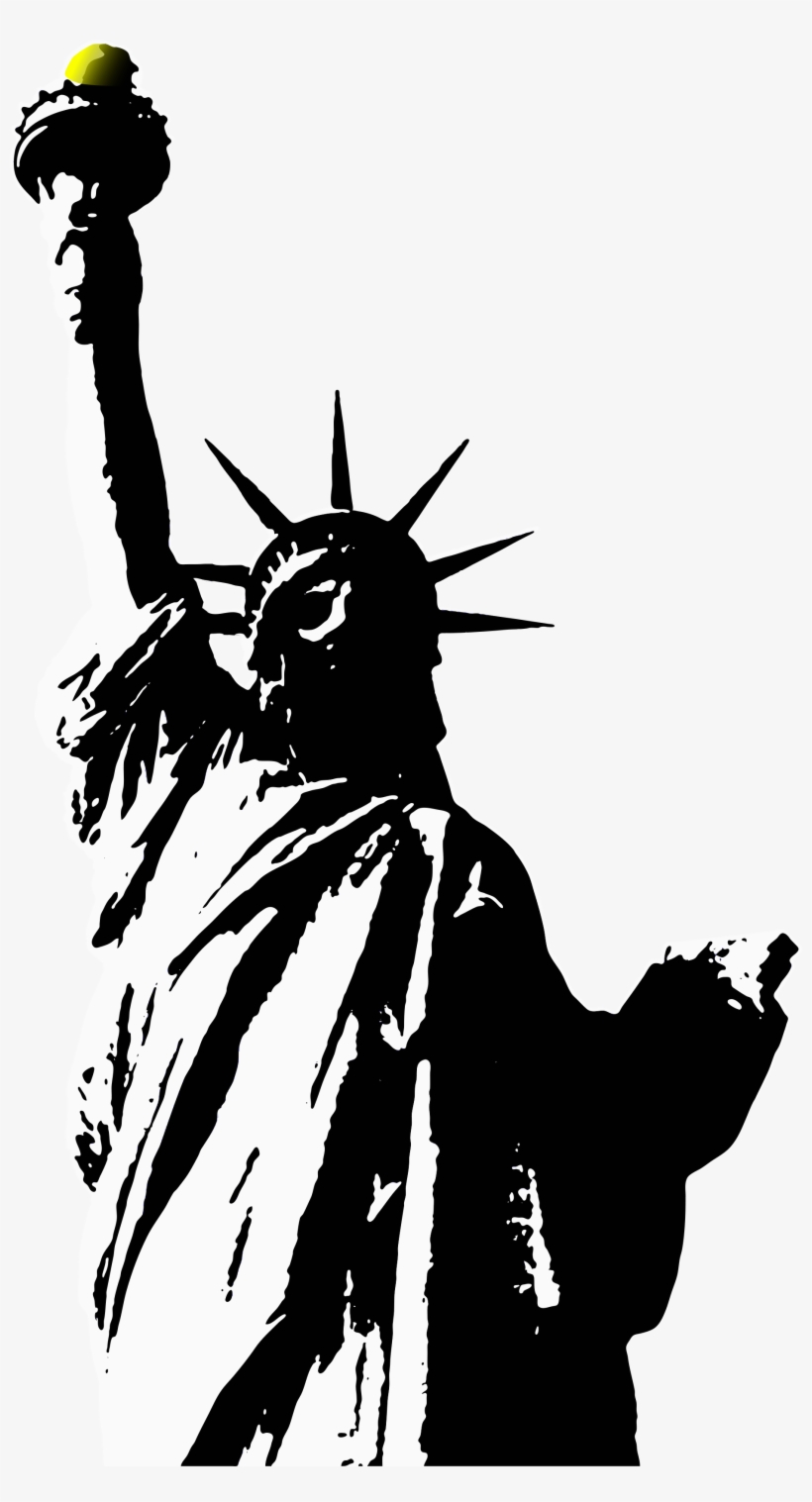 Statue Of Liberty Png Image - Statue Of Liberty Contrast, transparent png download