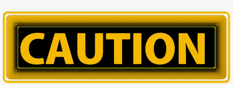Banner Header Attention Caution Warning No - Caution Image Png, transparent png download