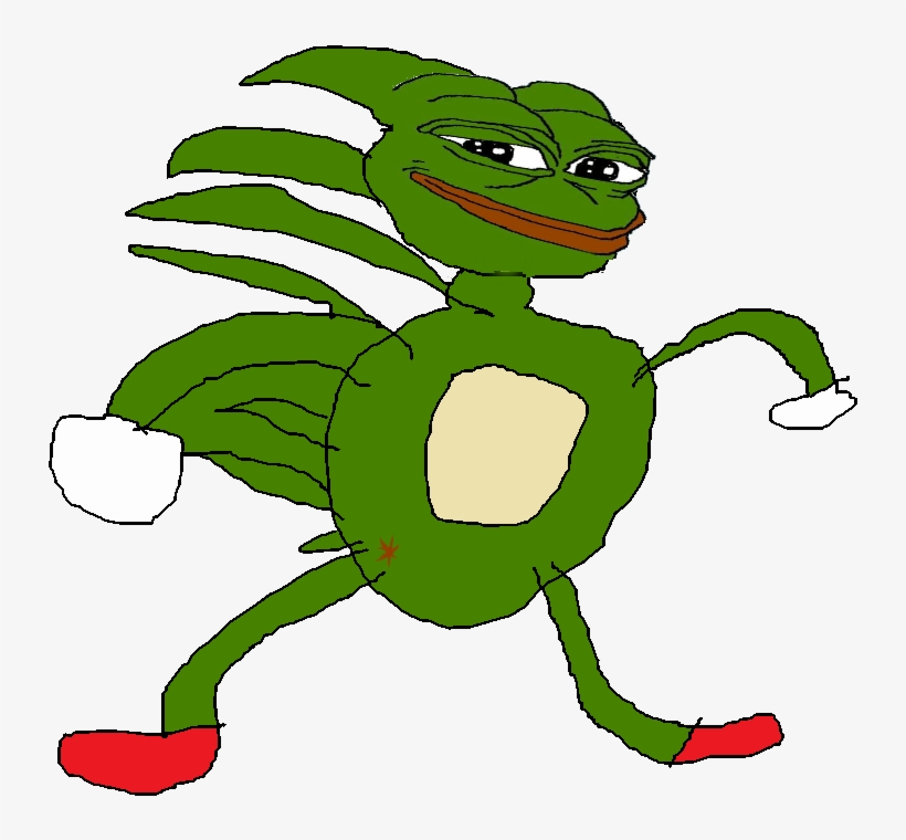 Hahvjzm - Pepe Sanic, transparent png download