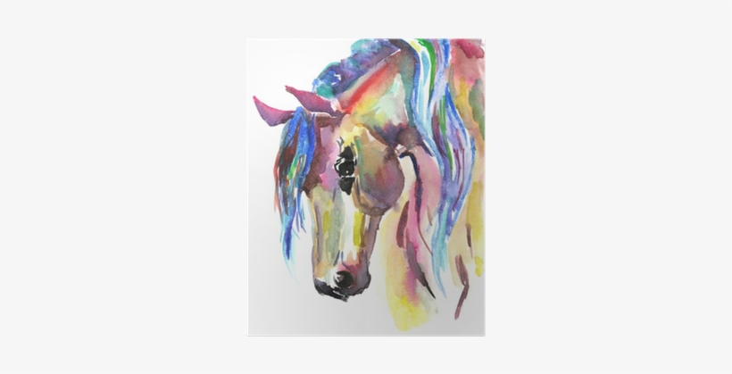 Color Watercolor Illustration - Watercolor Painting, transparent png download