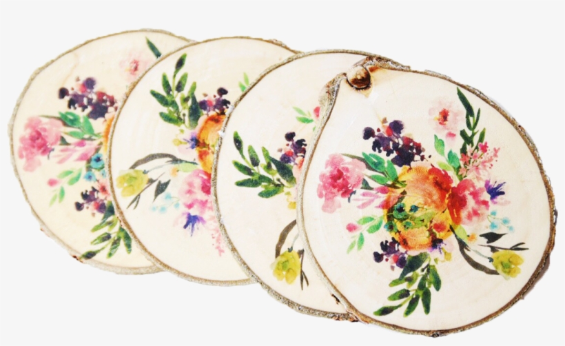 Floral Watercolor Bouquet - Porcelain, transparent png download