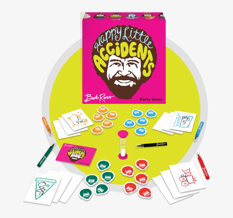 Bob Ross - - Bob Ross Happy Little Accidents Game, transparent png download
