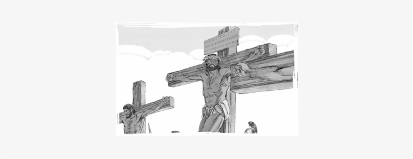 Jesus Crucificado Con Los Dos Ladrones, transparent png download