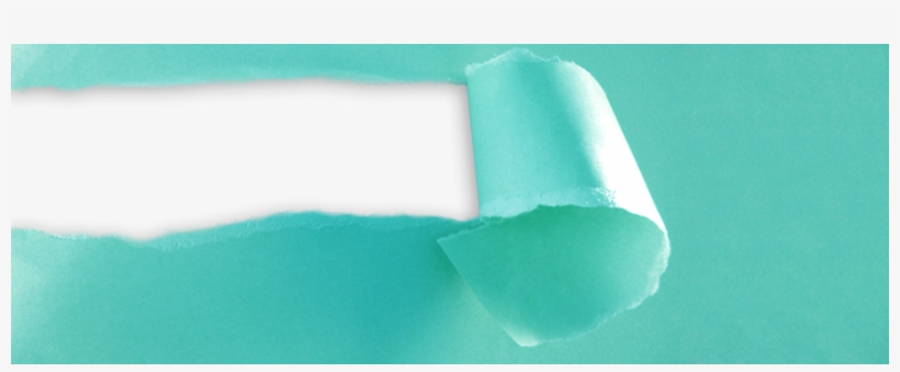 Bluegreen Paper Tear Facebook Cover - Blue Paper Tear Png, transparent png download
