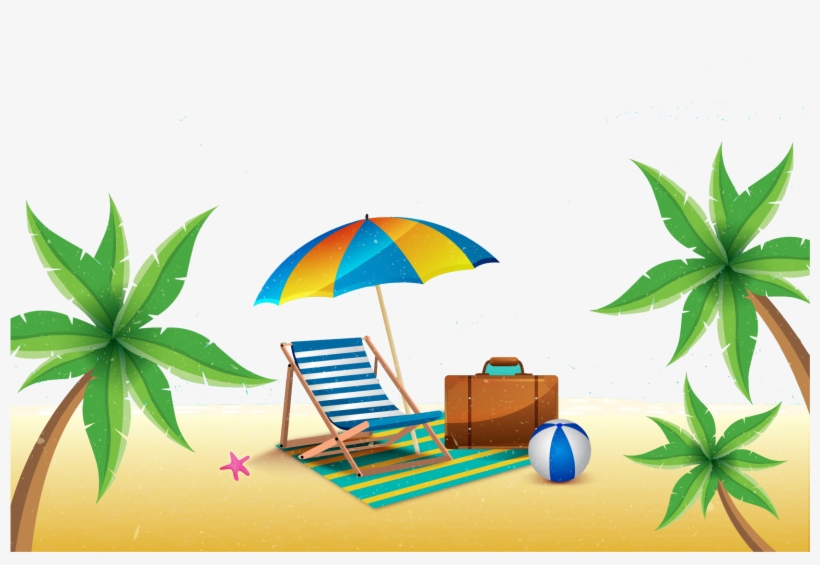 Beach Summer Png Image, transparent png download