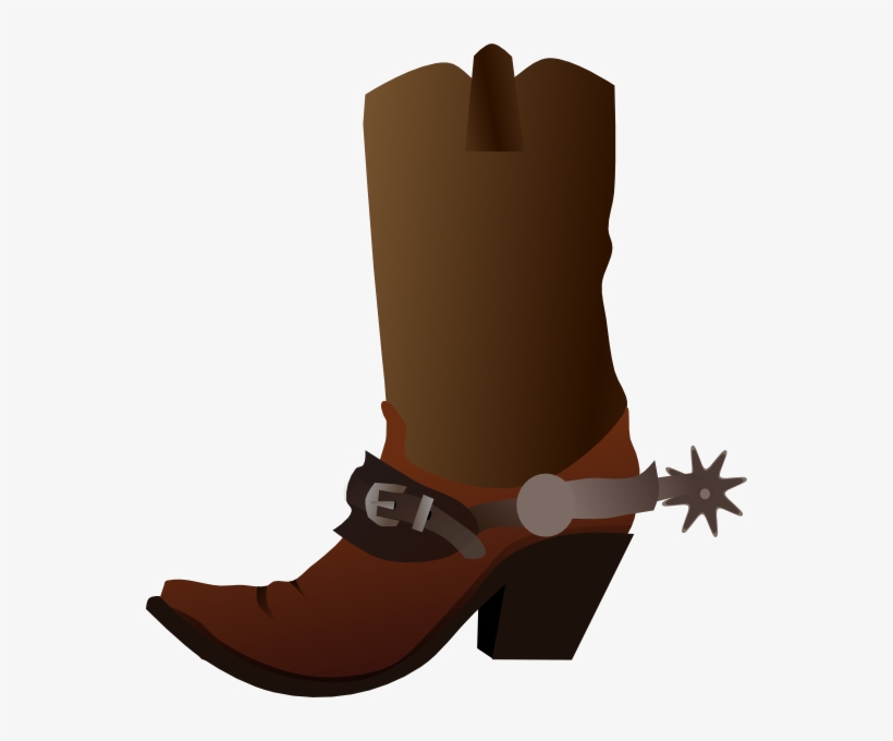 Cowboy Boot Clip Art - Cowboy Boot And Hat Shower Curtain, transparent png download